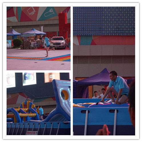 漆強化工的杜振洪參加上水沖關